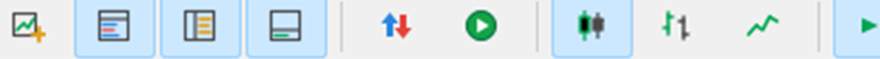 The Algo Trading button in the terminal toolbar